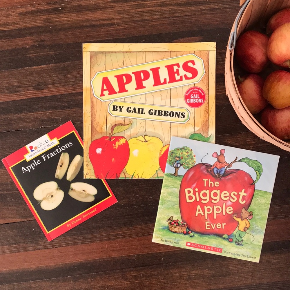 • Kids Apple book bundle - apples fall / autumn books •